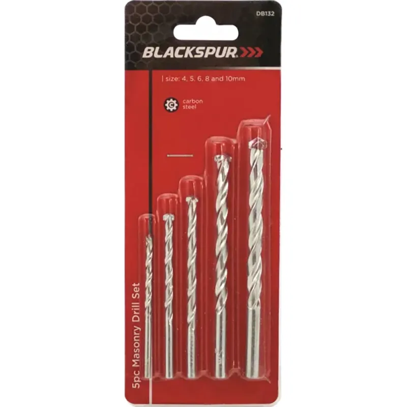5PC MASONRY DRILL SET 4-10MM