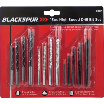 13PC COMBINATION DRILL BIT SET