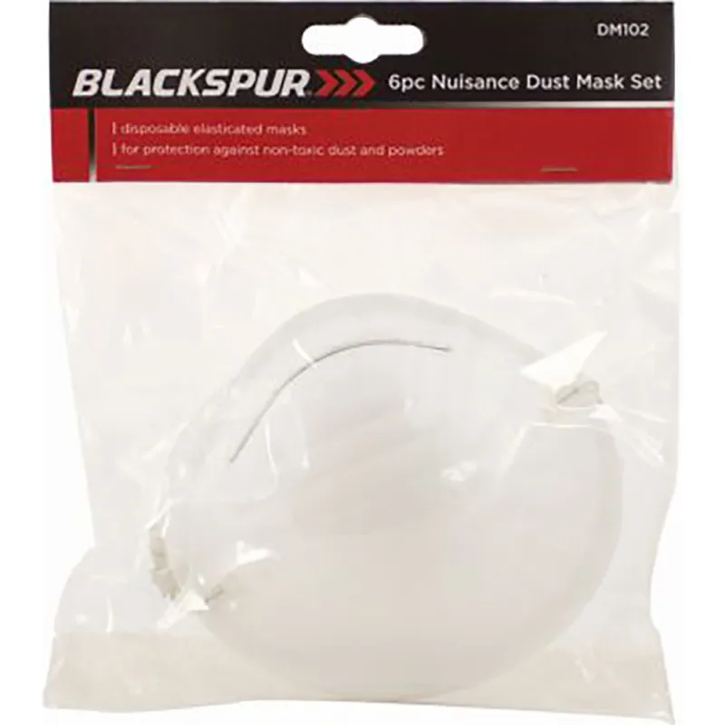 6PC NUISANCE DUST MASK SET