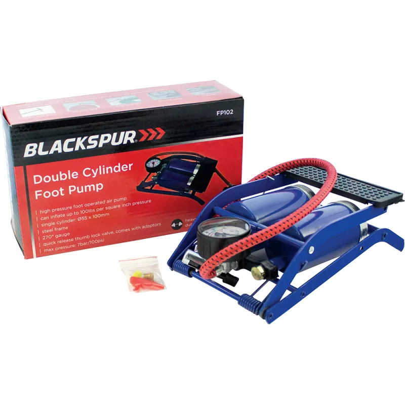 DOUBLE CYLINDER FOOT PUMP TUV APPROVED