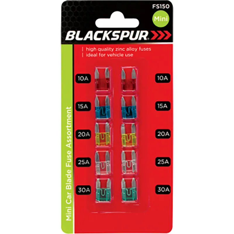 MINI CAR BLADE FUSE ASSORTMENT