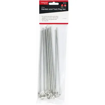 10pc GARDEN AND TENT PEG SET - 233 x 4.2mm