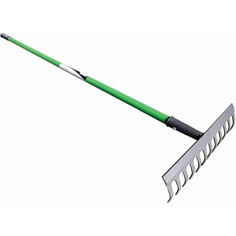 GARDEN RAKE WITH PVC GRIP-12 TEETH