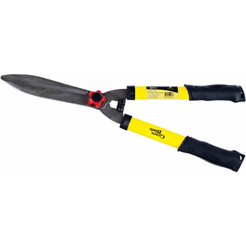 HEDGE SHEARS WITH TUBULAR STEEL HANDLE