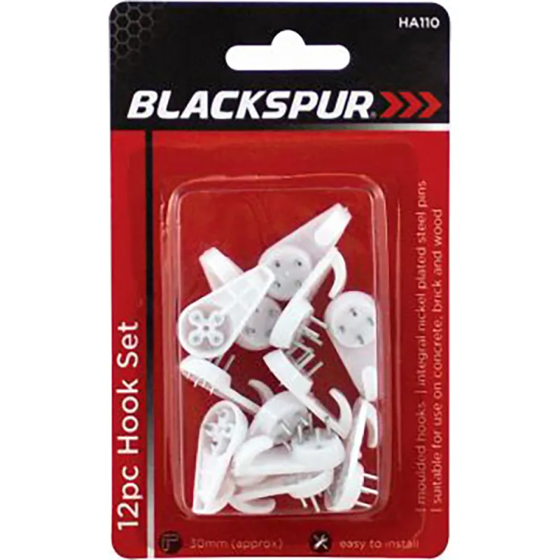 12PC x 30MM HOOK SET