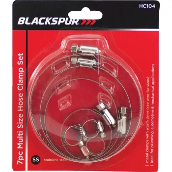 7PC MULTI SIZE HOSE CLAMP SET