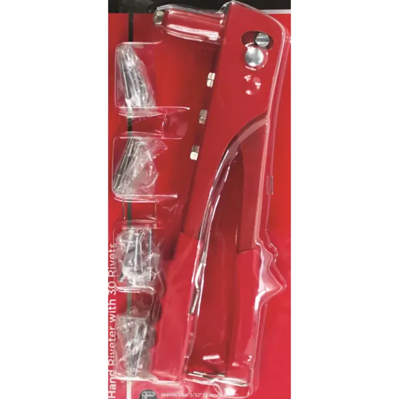 METAL HAND RIVET GUN WITH 30 RIVETS