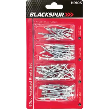 80PC ASSORTED RIVETS SET