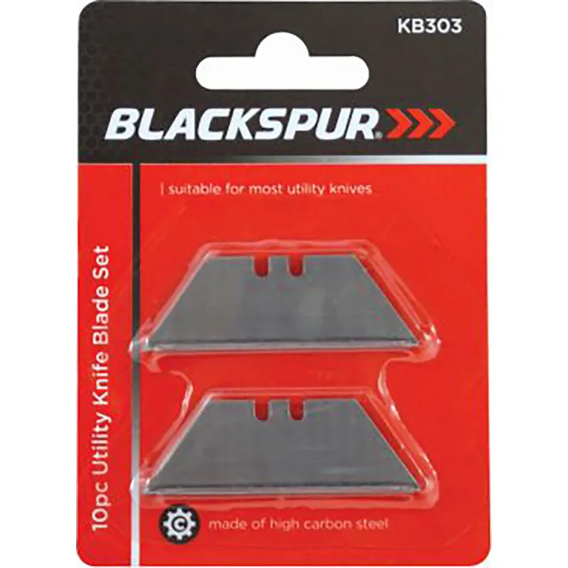10PC UTILITY KNIFE BLADE SET