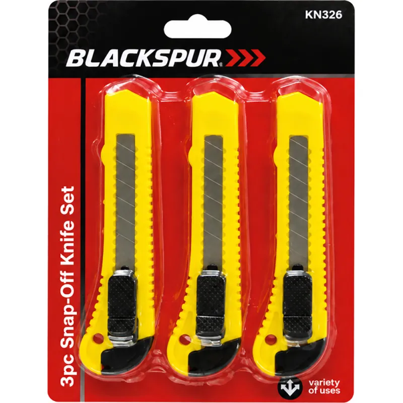 3PC SNAP-OFF KNIFE SET