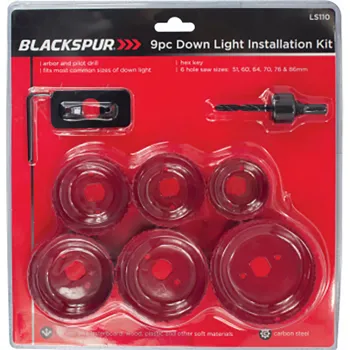9PC DOWN LIGHT INSTALLATION KIT