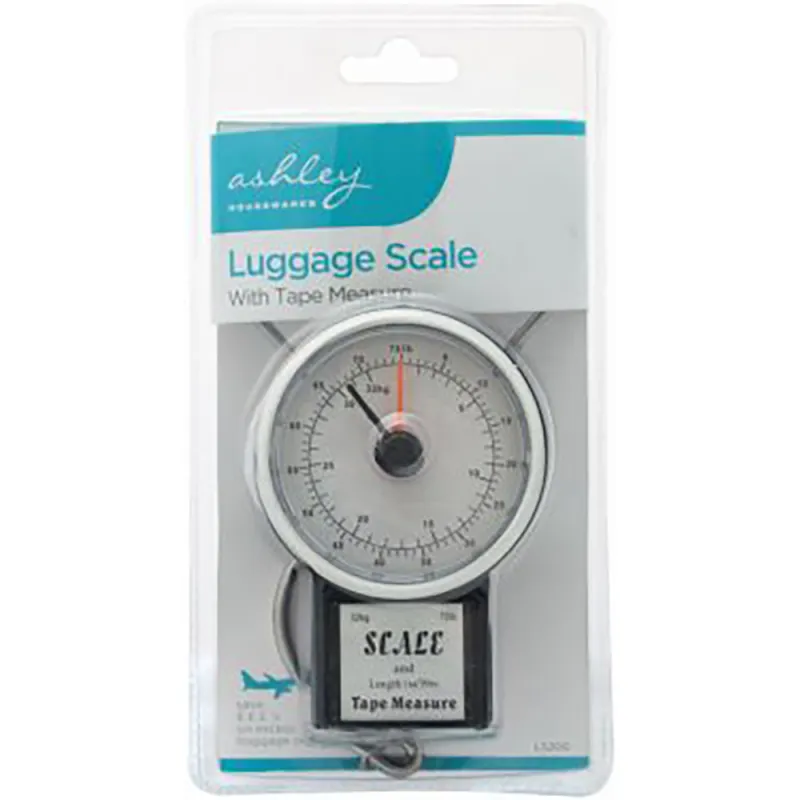 34KG LUGGAGE SCALE WITH TAPE MEASURE (IN CDU)