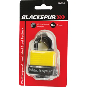 40MM WEATHERPROOF LAMINATED STEEL PADLOCK