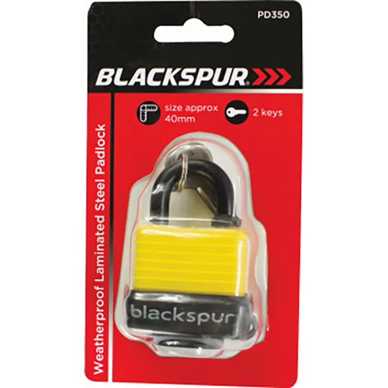 40MM WEATHERPROOF LAMINATED STEEL PADLOCK