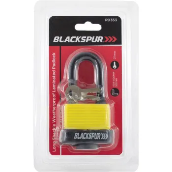 50MM LONG SHACKLE W/PROOF LAMINATED STEEL PADLOCK