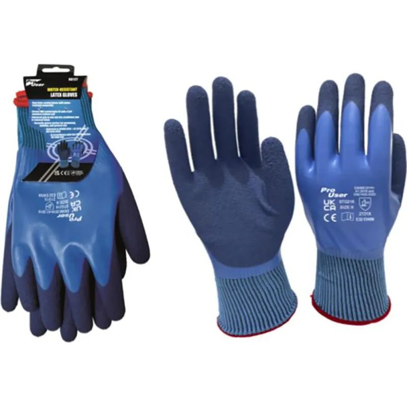 WATER-RESISTANT LATEX GLOVES