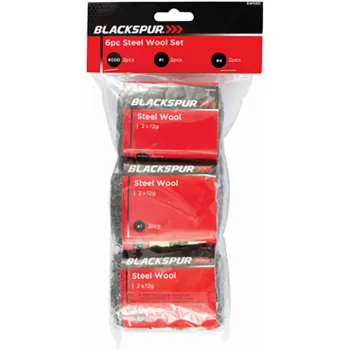 6PC STEEL WOOL SET