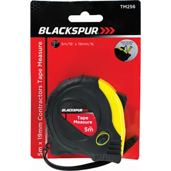 5M X 19mm CONTRACTORS DUAL BLADE TAPE MEASURE