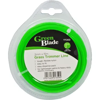 2MM x 15M GRASS TRIMMER LINE