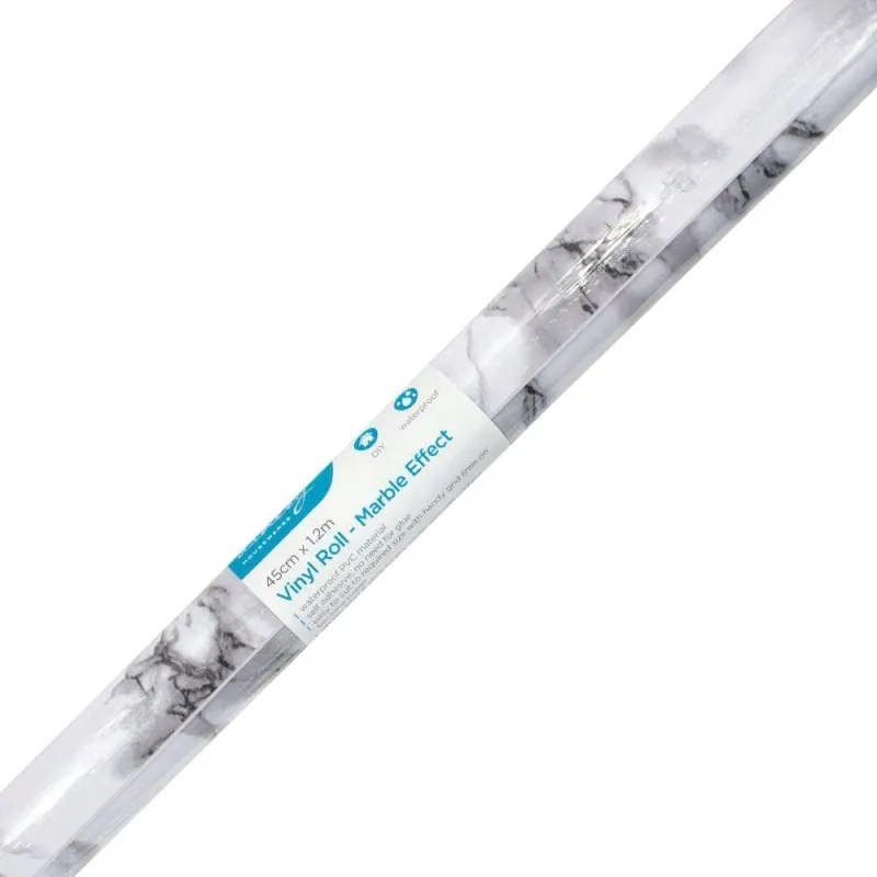 45CM X 1.2M VINYL ROLL - MARBLE EFFECT