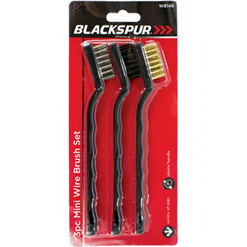 3PC MINI WIRE BRUSH SET