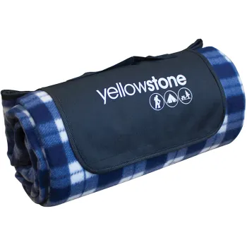 Luxury Fleece Picnic Rug 200x150cm - BLUE TAR