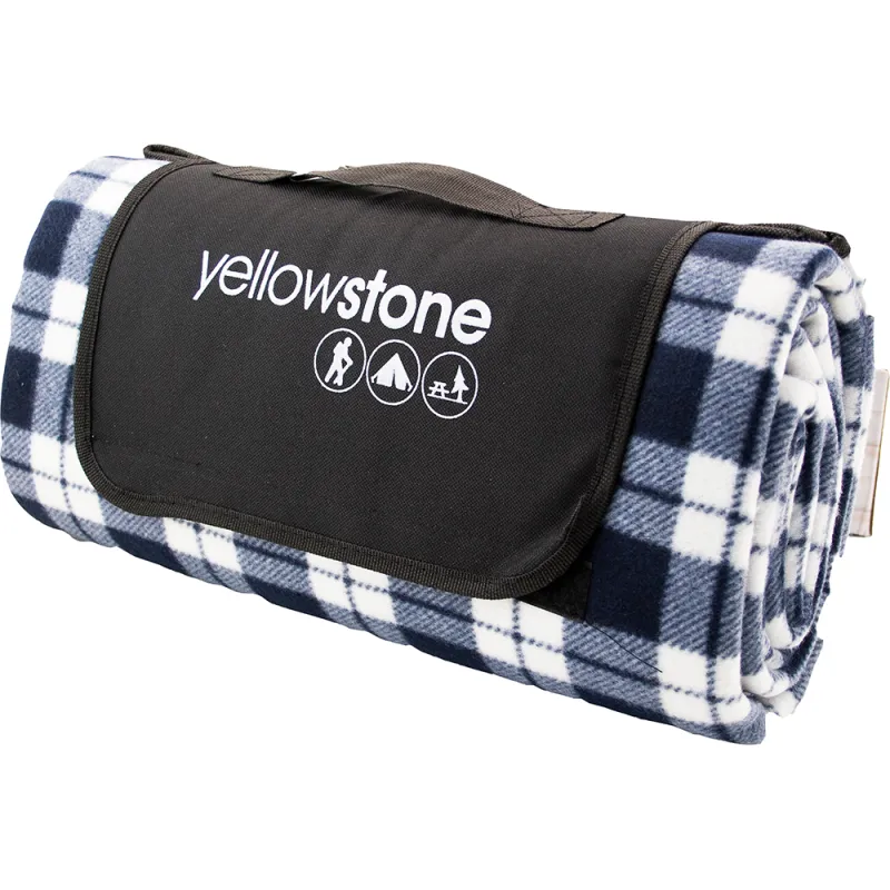 Luxury Fleece Picnic Rug 200x150cm - BLUE TAR