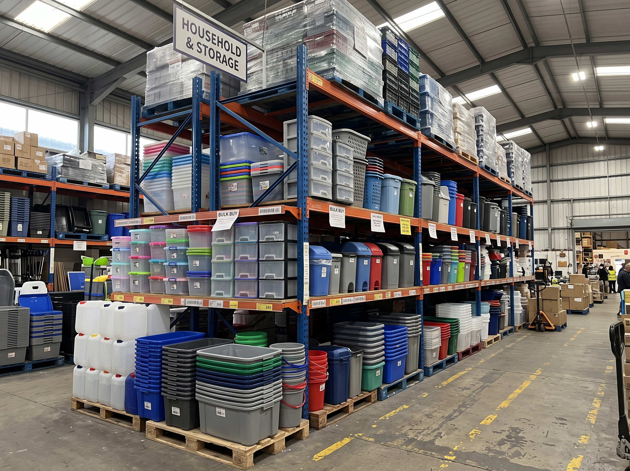 Cash and carry warehouse floor